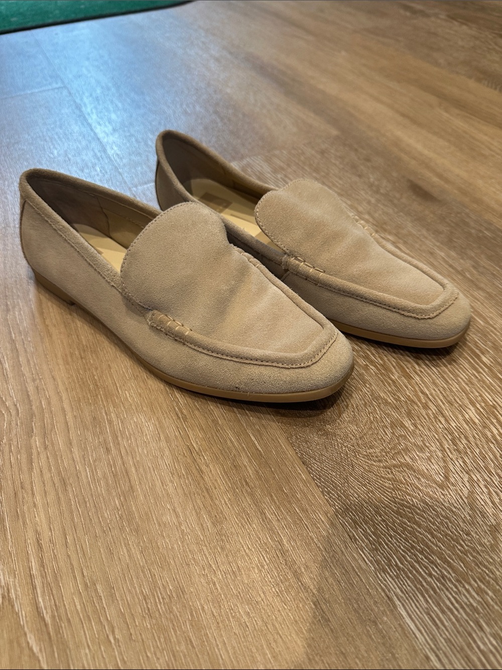 Dolce Vita Suede Loafers in Beige